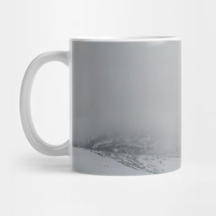 foggy mountains Mug